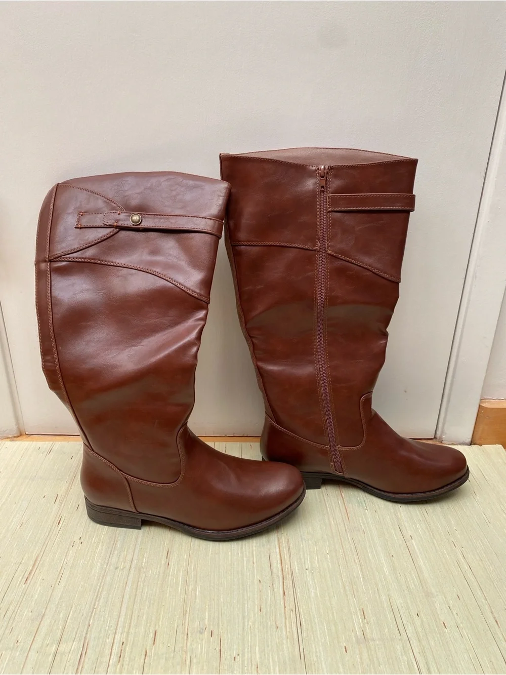 Classic Tall Brown Women's Riding Boots Ruiee